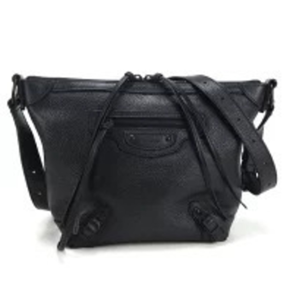 Balenciaga Shoulder Bag Neo Leather Black Crossbody